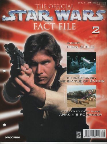 OFFICIAL STAR WARS FACT FILE | THE magazine side cover Issue 2  