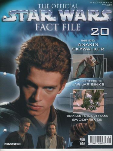 OFFICIAL STAR WARS FACT FILE | THE magazine side cover Issue 20  