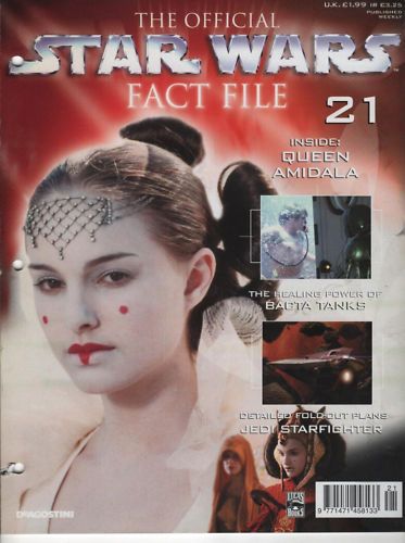 OFFICIAL STAR WARS FACT FILE | THE magazine side cover Issue 21  