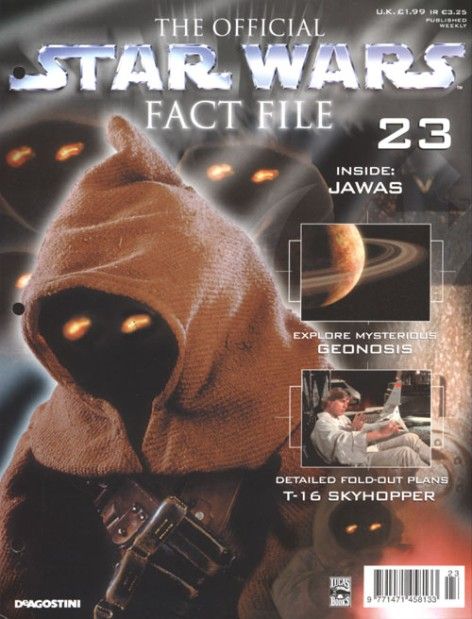 OFFICIAL STAR WARS FACT FILE | THE magazine side cover Issue 23  