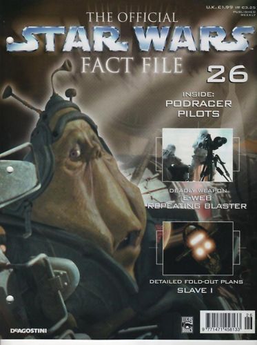 OFFICIAL STAR WARS FACT FILE | THE magazine side cover Issue 26  