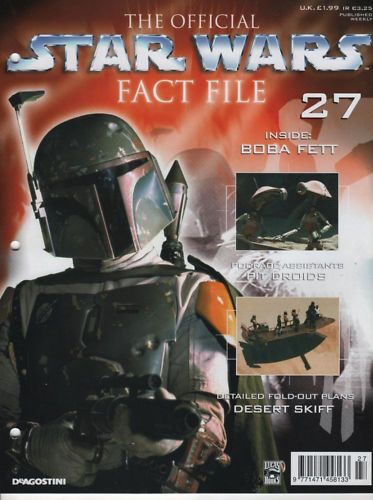 OFFICIAL STAR WARS FACT FILE | THE magazine side cover Issue 27  