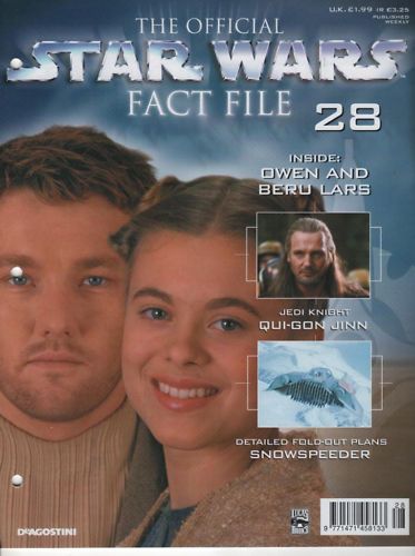 OFFICIAL STAR WARS FACT FILE | THE magazine side cover Issue 28  