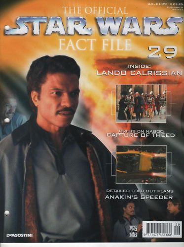 OFFICIAL STAR WARS FACT FILE | THE magazine side cover Issue 29  