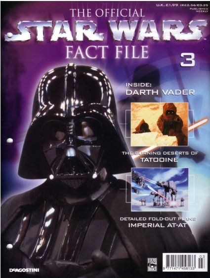 OFFICIAL STAR WARS FACT FILE | THE magazine side cover Issue 3  