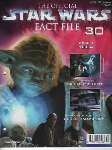 OFFICIAL STAR WARS FACT FILE | THE magazine side cover Issue 30  