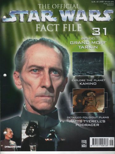 OFFICIAL STAR WARS FACT FILE | THE magazine side cover Issue 31  
