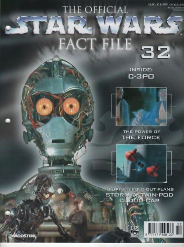 OFFICIAL STAR WARS FACT FILE | THE magazine side cover Issue 32  