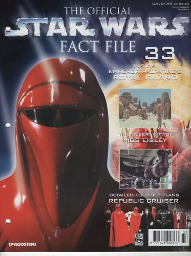 OFFICIAL STAR WARS FACT FILE | THE magazine side cover Issue 33  