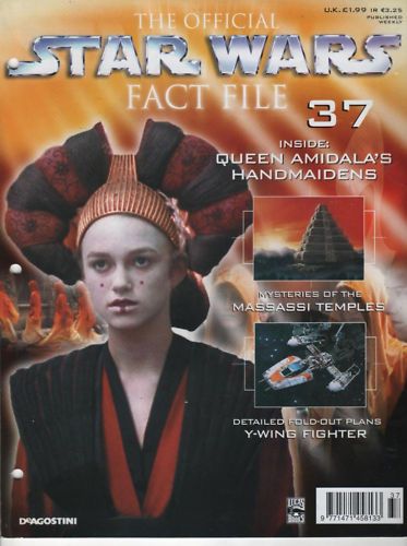 OFFICIAL STAR WARS FACT FILE | THE magazine side cover Issue 37  