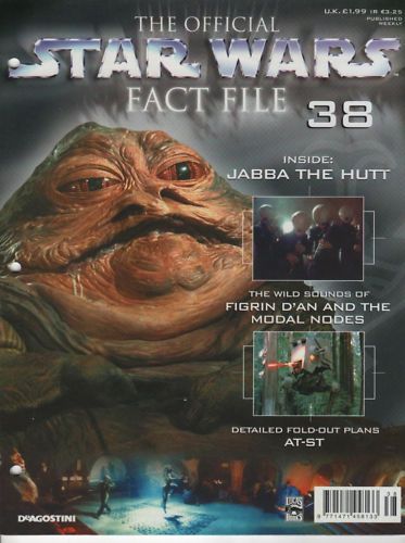OFFICIAL STAR WARS FACT FILE | THE magazine side cover Issue 38  
