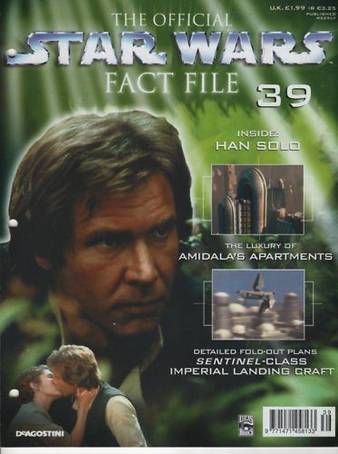 OFFICIAL STAR WARS FACT FILE | THE magazine side cover Issue 39  