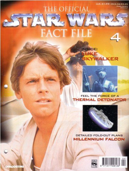 OFFICIAL STAR WARS FACT FILE | THE magazine side cover Issue 4  