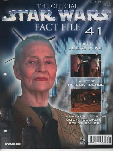 OFFICIAL STAR WARS FACT FILE | THE magazine side cover Issue 41  