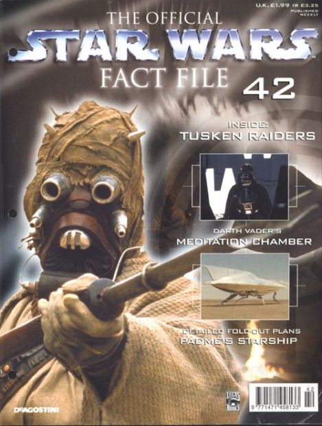 OFFICIAL STAR WARS FACT FILE | THE magazine side cover Issue 42  