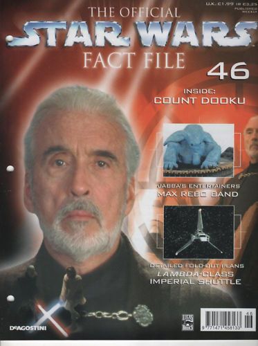 OFFICIAL STAR WARS FACT FILE | THE magazine side cover Issue 46  