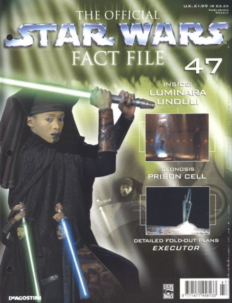 OFFICIAL STAR WARS FACT FILE | THE magazine side cover Issue 47  