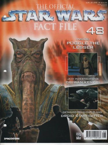 OFFICIAL STAR WARS FACT FILE | THE magazine side cover Issue 48  