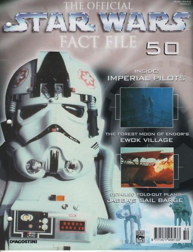 OFFICIAL STAR WARS FACT FILE | THE magazine side cover Issue 50  