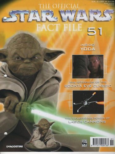 OFFICIAL STAR WARS FACT FILE | THE magazine side cover Issue 51  