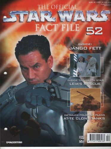 OFFICIAL STAR WARS FACT FILE | THE magazine side cover Issue 52  