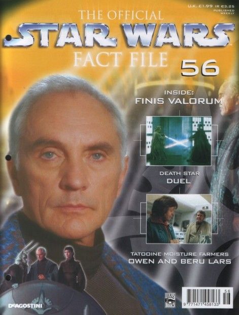 OFFICIAL STAR WARS FACT FILE | THE magazine side cover Issue 56  