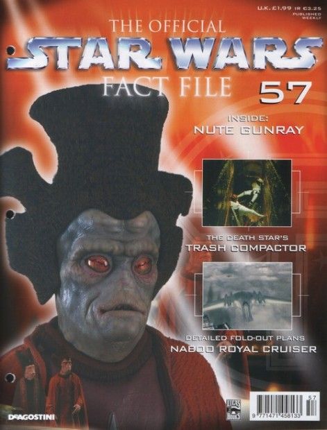 OFFICIAL STAR WARS FACT FILE | THE magazine side cover Issue 57  