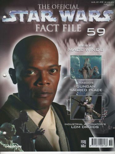 OFFICIAL STAR WARS FACT FILE | THE magazine side cover Issue 59  