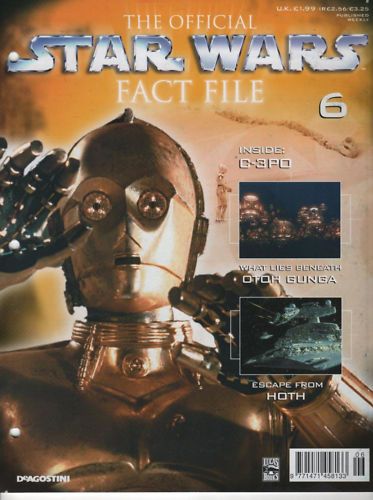 OFFICIAL STAR WARS FACT FILE | THE magazine side cover Issue 6  