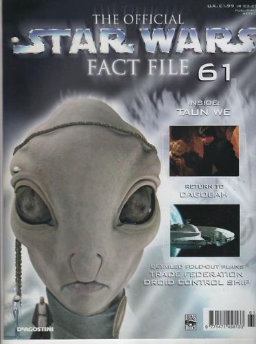 OFFICIAL STAR WARS FACT FILE | THE magazine side cover Issue 61  