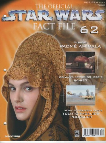 OFFICIAL STAR WARS FACT FILE | THE magazine side cover Issue 62  