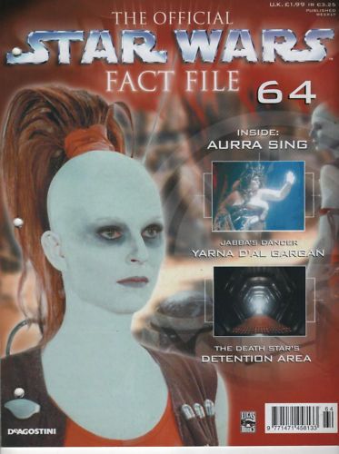 OFFICIAL STAR WARS FACT FILE | THE magazine side cover Issue 64  
