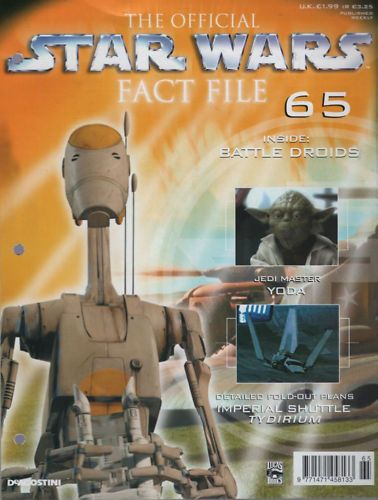 OFFICIAL STAR WARS FACT FILE | THE magazine side cover Issue 65  