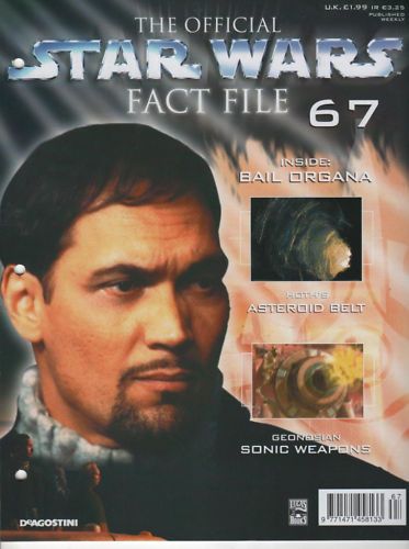 OFFICIAL STAR WARS FACT FILE | THE magazine side cover Issue 67  