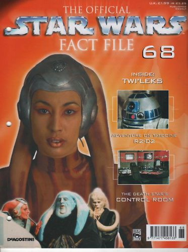 OFFICIAL STAR WARS FACT FILE | THE magazine side cover Issue 68  