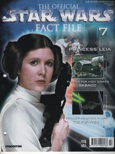 OFFICIAL STAR WARS FACT FILE | THE magazine side cover Issue 7  