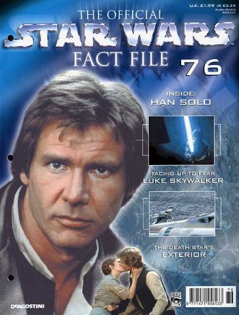 OFFICIAL STAR WARS FACT FILE | THE magazine side cover Issue 76  