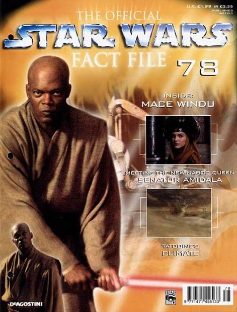 OFFICIAL STAR WARS FACT FILE | THE magazine side cover Issue 78  