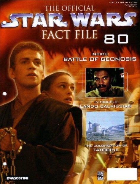 OFFICIAL STAR WARS FACT FILE | THE magazine side cover Issue 80  
