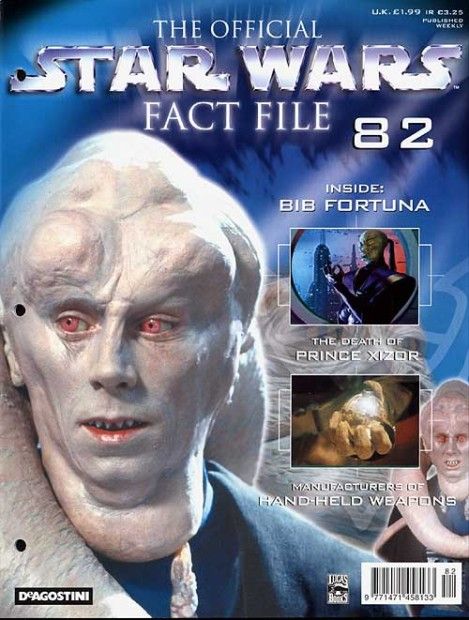OFFICIAL STAR WARS FACT FILE | THE magazine side cover Issue 82  