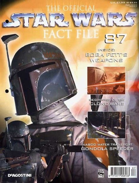 OFFICIAL STAR WARS FACT FILE | THE magazine side cover Issue 87  