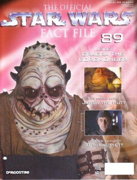 OFFICIAL STAR WARS FACT FILE | THE magazine side cover Issue 89  