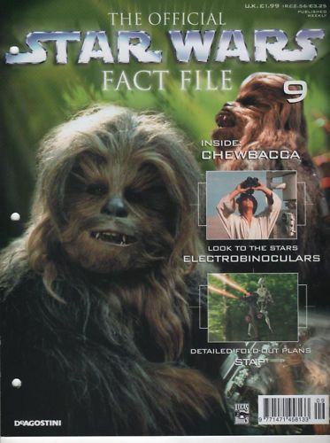 OFFICIAL STAR WARS FACT FILE | THE magazine side cover Issue 9  