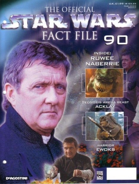OFFICIAL STAR WARS FACT FILE | THE magazine side cover Issue 90  