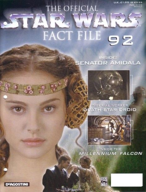 OFFICIAL STAR WARS FACT FILE | THE magazine side cover Issue 92  