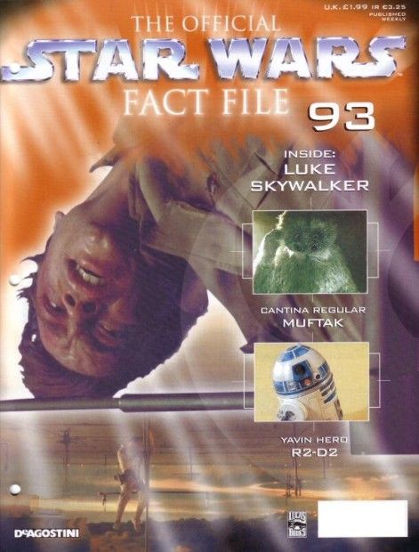 OFFICIAL STAR WARS FACT FILE | THE magazine side cover Issue 93  