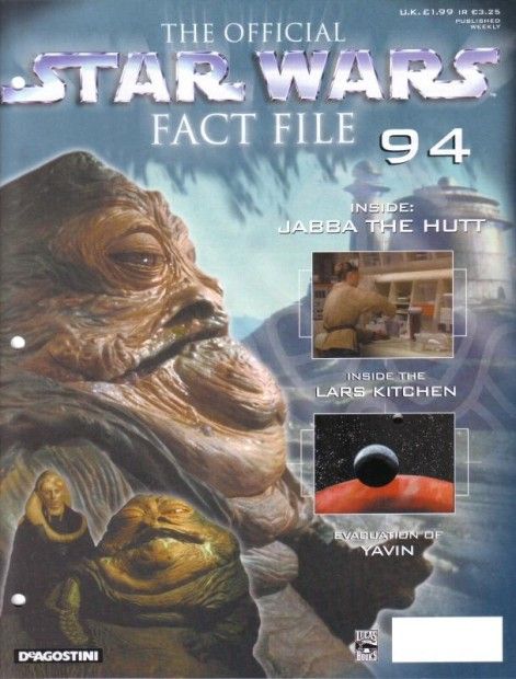 OFFICIAL STAR WARS FACT FILE | THE magazine side cover Issue 94  