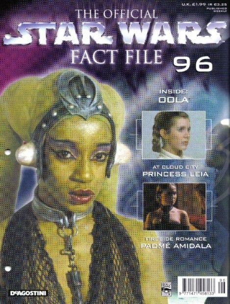 OFFICIAL STAR WARS FACT FILE | THE magazine side cover Issue 96  