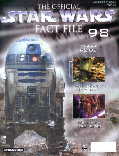 OFFICIAL STAR WARS FACT FILE | THE magazine side cover Issue 98  