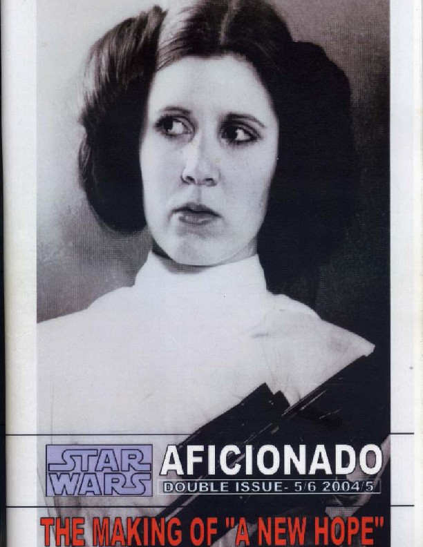 STAR WARS AFICIONADO magazine side cover Issue 5 /6 2004